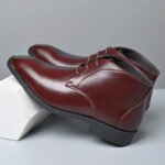 Men's Pointed Toe Ankle Boots Lace‑Up Leather Business Formal Dress Shoes Male High Top Footwear Man Chelsea Boots Comfy Botas - Image 18
