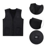 Winter 9/5 Zone Heating Jacket Fast Heating Safety Long Battery Life USB Smart 3 Heating Levels Clothing Unisex Hiking Cycling - Image 3