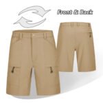Men's Waterproof Cargo Shorts Summer Quick Dry Hiking Shorts Outdoor Multi-pockets Camping Training Work Shorts Man - Image 3