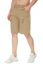 Men's Waterproof Cargo Shorts Summer Quick Dry Hiking Shorts Outdoor Multi-pockets Camping Training Work Shorts Man - Image 4