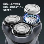 Sejoy 3D Floating Electric Shaver for Men Rechargeable Electric Razor Shaving Machines Mens with Electric Hair Trimmers - Image 2
