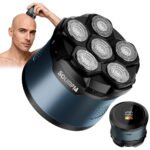 Solimpia Smart Shaver for Men Hair Clippers Electric Razor Magnetic Attraction 6-Blade Home Use Beard Cutter - Image 2