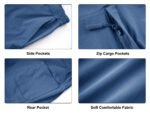 Men's Quick Dry Cargo Shorts Summer Waterproof Hiking Shorts Outdoor Multi-pockets Camping Training Work Shorts Man - Image 6