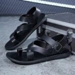 Summer Men Rome Genuine Leather Roman Sandals Gladiator 2024 Sandalias Romanas Hombre Flat Sandles Dropshipping - Image 4