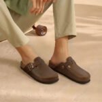 Asgard Unisex Vegan Leather Clogs Fashion Non-slip Cork Footbed Mules Slippers With Arch Support Lady Cozy Casual Potato Shoes - Image 2