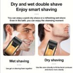 Professional Foil Electric Shaver for Men – Rechargeable, Waterproof, LED Display, Beard Trimmer, USB Charging, Portable Grooming Tool - Image 6