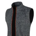 Autumn winter men's knit velvety fashion zipper top vest - Image 6