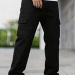 Men's Cargo Jeans: Durable Fabric Resists Wear, Multi-Pockets for Essentials. Perfect for Work, Outdoor Trips, or Casual Days—Comfort Meets Utility!