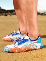 Men Quick Dry Barefoot Water Shoes Breathable Aqua Beach Sneakers, Non Slip Swim Surfing Diving Footwear Outdoor River Hiking Walking Wetsuit Shoes - Image 5