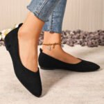 New Style Pointed Toe Shallow Mouth Breathable Bow Decoration Fashionable and Elegant Casual Flat Shoes for Women Zapatos Mujer - Image 6