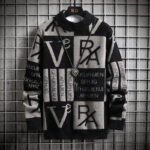Men Knitted Sweater Stripe Pullovers Printing Round Neck Sweater Autumn/Winter Designer Quality Casual Men Clothing Jumper - Image 2