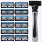 Safety Razor With 3/6/12/18/24/36Pcs 6 Layer Stainless Steel Shaving Cartridges For Men Women Hair Removal Shaving▪ - Image 4