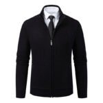 Men's Knitted Cardigan Jacket Vintage Winter Sweater Coat Casual Turndown Collar Fleece Jackets Fashion Mens Autumn Outwear - Image 3