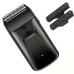 Professional Foil Electric Shaver for Men – Rechargeable, Waterproof, LED Display, Beard Trimmer, USB Charging, Portable Grooming Tool