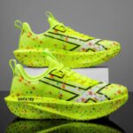Men's Breathable Road Running Shoes - Shock-Absorbing and Wear-Resistant Soles, Eva Cushioning Pads, Lightweight Low-Top Sneakers with Striped Design, Suitable for Gym, Jogging and Everyday Wear, Stylish Sporty Style, with Ev - Image 2
