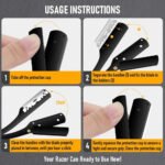 NEW Manual Shaver for Men Barbershop Razor Stainless Steel Shank Is Easy To Use Safety Razor Shaving Razor with Blades - Image 3