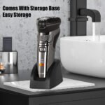 Solimpia Smart Shaver Portable Electric Beard Razor Men's Multi-Function Digital Display Washable Intelligent Beard Trimmer - Image 2
