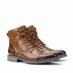Spring Leather Boots with Zipper Classical Men Boots 2026 Fashion Comfortable Ankle Boots - Image 4