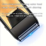 Professional Reciprocating Electric Shaver for Men, USB Rechargeable Foil Razor for Bald Head & Beard Trimming, Waterproof Grooming Tool with Dual Blades Father's Day Gift - Image 4