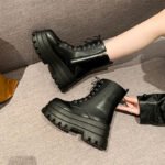 Style Fashionable/comfortable Short Boots for Heightening/slimming Thick-soled Women's Boots 9 Cm Catwalk Knight Boots for Women - Image 2