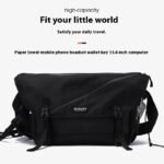 Causal Nylon Shoulder Man Bag Japanese Teenager School Laptop Sling Men's Bag Streetwear Travel Cross Bag Messenger Bags for Men - Image 5