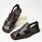 Retro Men's Summer Fashion Hollow Breathable Sandals Comfortable Anti-Slip Wear-Resistant Handmade Roman Style Slippers - Image 2