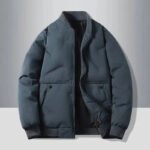 New autumn and winter baseball collar, men's fashionable and versatile cotton jacket, outer warm cotton jacket, baseball jacket, - Image 5