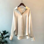 2025Spring Shirt And Blouses New Sweater Cardigans Woman Top Knitted Korean Long Sleeve Lapel Button Elegance Sweet Casual Coats - Image 2