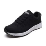 Women Casual Shoes Fashion Breathable Walking Mesh Flat Shoes Sneakers Women Gym Vulcanized Shoes White Female Footwear - Image 5