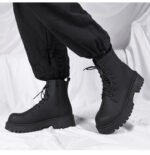 Luxury Brand Boots Chelsea Men's Boots Leather Men Designer Boots Fashion Casual Business Black Boots Thick Soled Mid Top Boots - Image 9