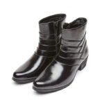 Luxury Men Boots Leather Chelsea Boots High Top Buckle Strap Formal Shoes Black British Style Ankle Boots Pointed Toe Brown Boot - Image 27