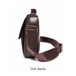 Stylish Men's Leather Shoulder Bag, Casual Crossbody Purse with Adjustable Strap, Perfect for Work, Travel, and Daily Commute - Image 4