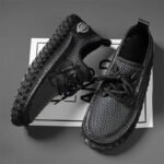 New Trend Man Hiking Shoes Lightweight Soft Mesh Flats Comfortable Non-slip Sneakers Outdoor Casual Sports Shoes Men's Trainers - Image 6