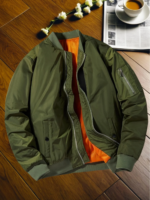 Men's Autumn Winter Top with Zipper Design Multiple Detail Design Three Colors Available Casual Fashion Upperwear Jacket - Image 6
