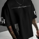 The 2025 summer new men's T-shirt is a casual and fashionable outdoor simple men's top with letter prints