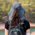Designer Lightweight Ponytail Hole Visor Hats Summer Bucket Hats for Women Big Brim Outdoor Eye Protection Sunscreen Cap Sun Hat - Image 4