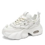 Men's Shoes Luxury Casual Breathable Sneakers for Men Comfortable Low Top Platform Boots for Men Height Increasing Sneakers - Image 4