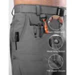 Mens Cargo Hiking Shorts Water Resistant Quick Dry Lightweight Breathable Tactical Shorts with Nylon Belt - Image 6