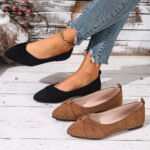 New Style Pointed Toe Shallow Mouth Breathable Bow Decoration Fashionable and Elegant Casual Flat Shoes for Women Zapatos Mujer - Image 2