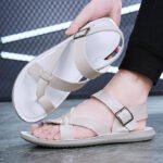 Summer Men Rome Genuine Leather Roman Sandals Gladiator 2024 Sandalias Romanas Hombre Flat Sandles Dropshipping - Image 3