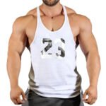Sleeveless Sweatshirt Muscular Man Gym Shirt Man Men's Clothes Top for Fitness Vests Stringer Clothing Bodybuilding Vest Singlet - Image 3