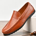 Hot-selling Men's Casual Shoes PU Leather Male Loafers New Arrival Moccasins Light Comfortable Man Driving Wedding Flats Slip-On - Image 2
