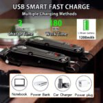 Professional Hair Clipper for Men, Electric Barber Clipper Cordless Rechargeable Hair Cutting Clippers, Men's Hair Cutting Tools - Image 4