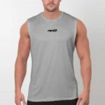 Men's Fitness Tank Tops Europe United States Fashion Brand Round Neck Sports Sleeveless T-shirt Summer Men Mesh Running Vests - Image 6