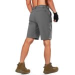 Mens Cargo Hiking Shorts Water Resistant Quick Dry Lightweight Breathable Tactical Shorts with Nylon Belt - Image 8