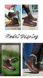 Waterproof Leather Indestructible Men Work Safety Boots Outdoor Military Boots Anti-smash Anti-puncture Industrial Shoes Male - Image 21
