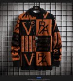 Men Knitted Sweater Stripe Pullovers Printing Round Neck Sweater Autumn/Winter Designer Quality Casual Men Clothing Jumper - Image 6