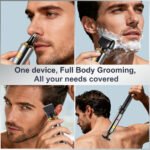 Hatteker Electric Rechargeable Full-Body Hair Trimmer Men's Shaver Grooming Clippers Adjustable Personal Hygiene Hair Removal Device - Image 5