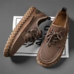 New Trend Man Hiking Shoes Lightweight Soft Mesh Flats Comfortable Non-slip Sneakers Outdoor Casual Sports Shoes Men's Trainers - Image 2