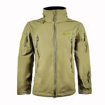 Outdoor Tactical Jacket Men's Stand-up Collar Plush Thickened Soft Shell Jacket Winter Windproof Waterproof Camouflage Coat - Image 5